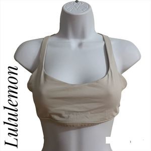 Lululemon Athletica Cream Sports Bra